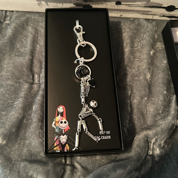Disney Silver Skeleton Bag Charm - Picture 1 of 2